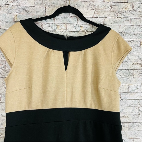 Merona black and cream silhouette dress - Picture 6 of 7